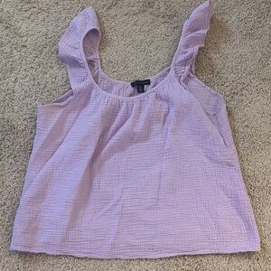 Saks Fifth Avenue Lilac Textured Blouse